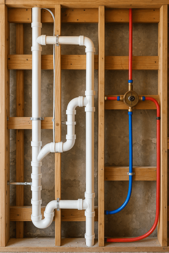 سباكة نظام أمريكي متكامل لمشروع ترميم الشقة