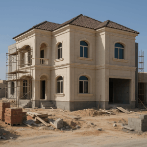 مشروع بناء فلة دورين جديدة في الدمام