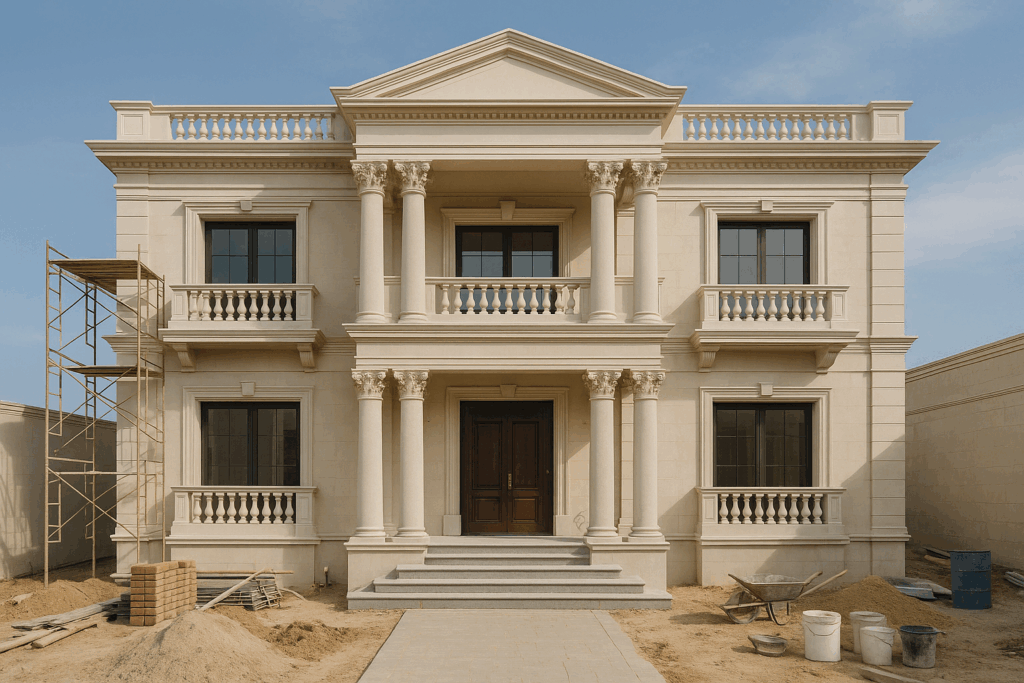 مشروع تشطيب كامل لفيلا سكنية فاخرة