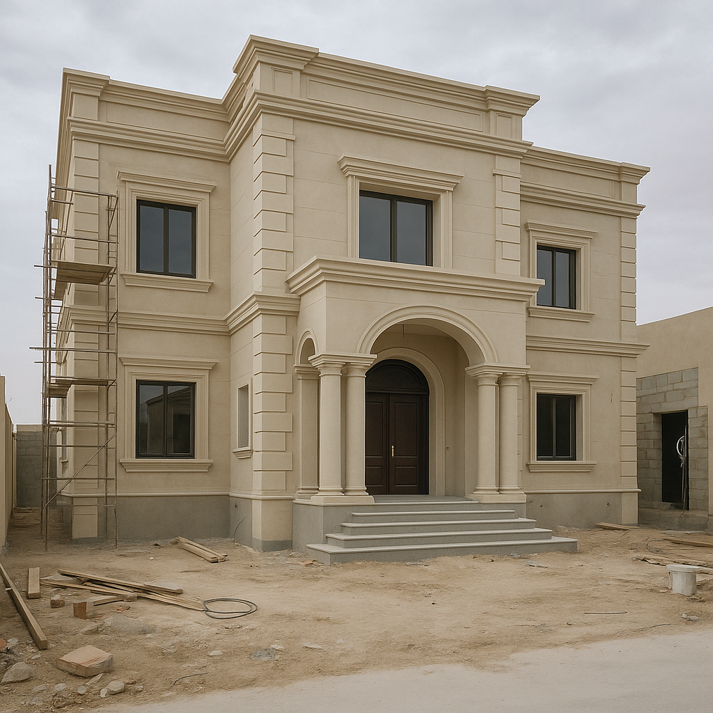 مشروع تشطيب فيلا دورين كاملة التفاصيل