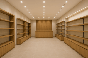 مشروع تشطيب محل تجاري بمساحة 120 متر في مكة لتسليم مفتاح