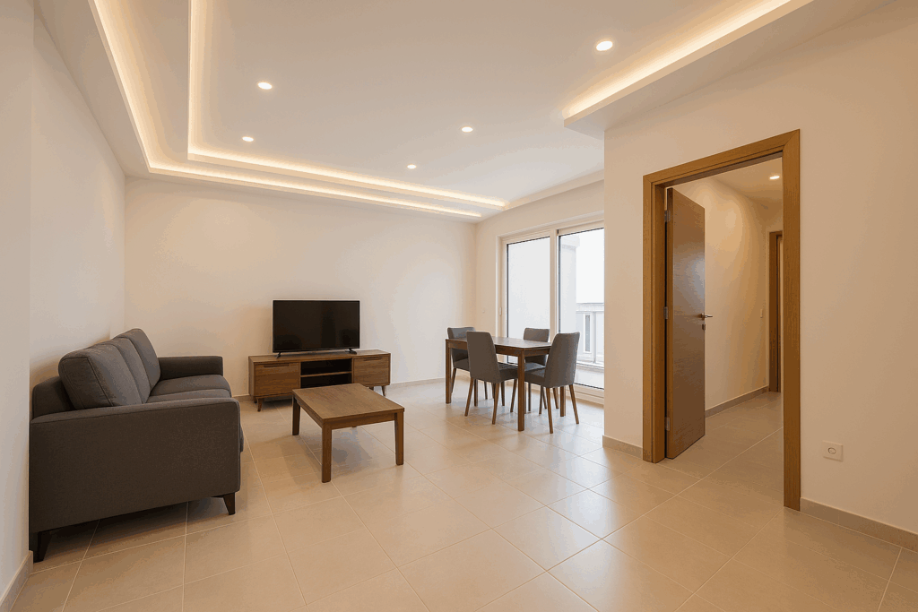 تشطيب شقة بمواصفات عصرية ومتكاملة