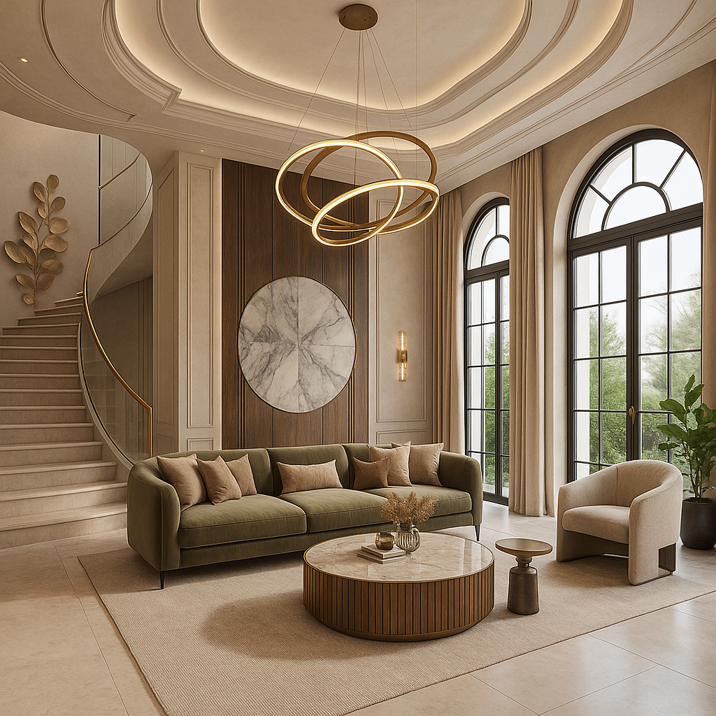 أعمال ديكور مبتكرة لفله تحتاج لتصميمات داخلية فاخرة