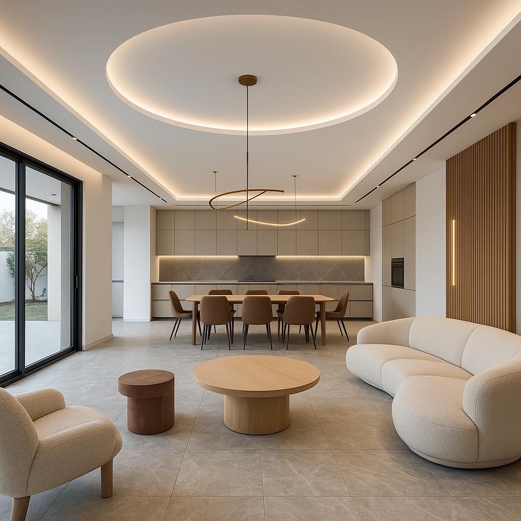 تجهيز وتشطيب شامل لدور بمساحة 420 متر مربع لتحقيق التصميم النهائي المبتكر.