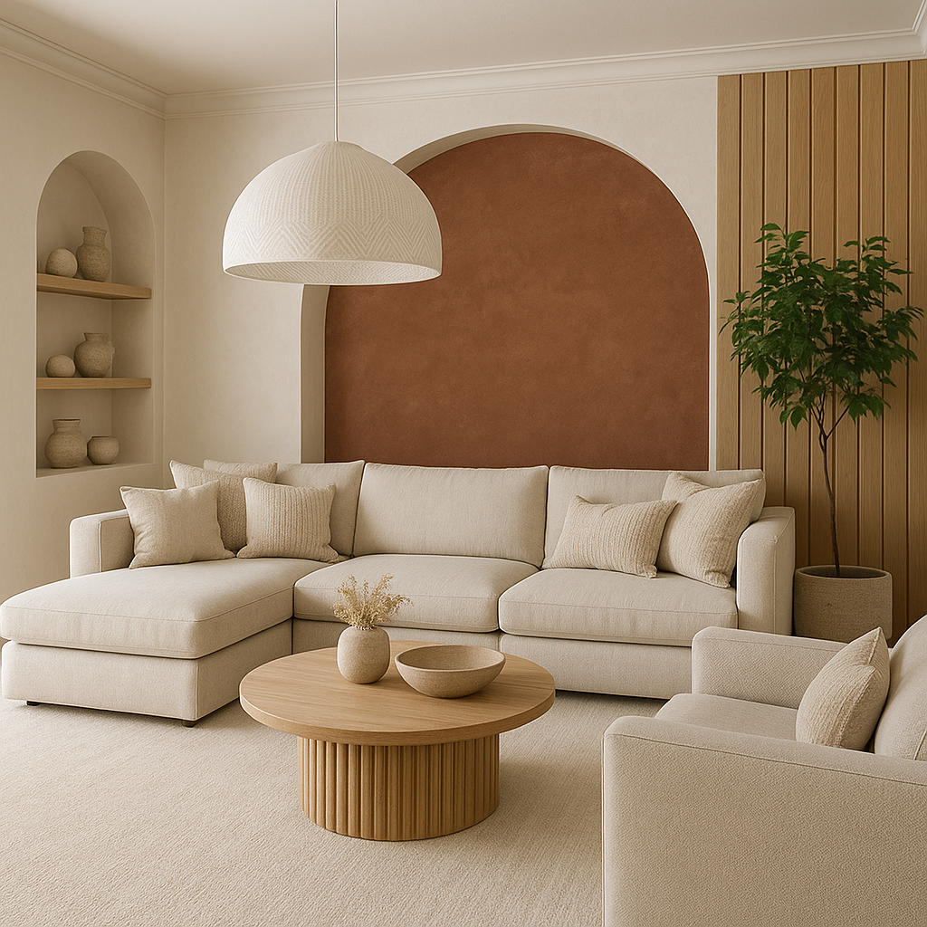 تجديد ديكور مبتكر لمجلس عصري ومريح