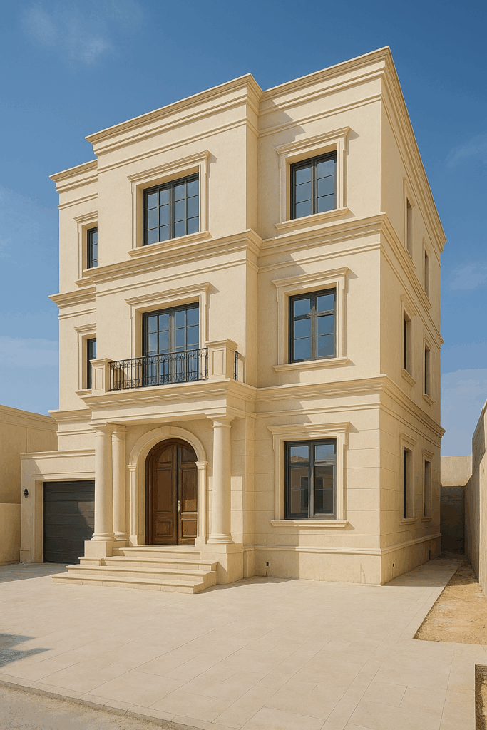 مشروع تشطيبات فاخرة لفلة مستقلة جديدة