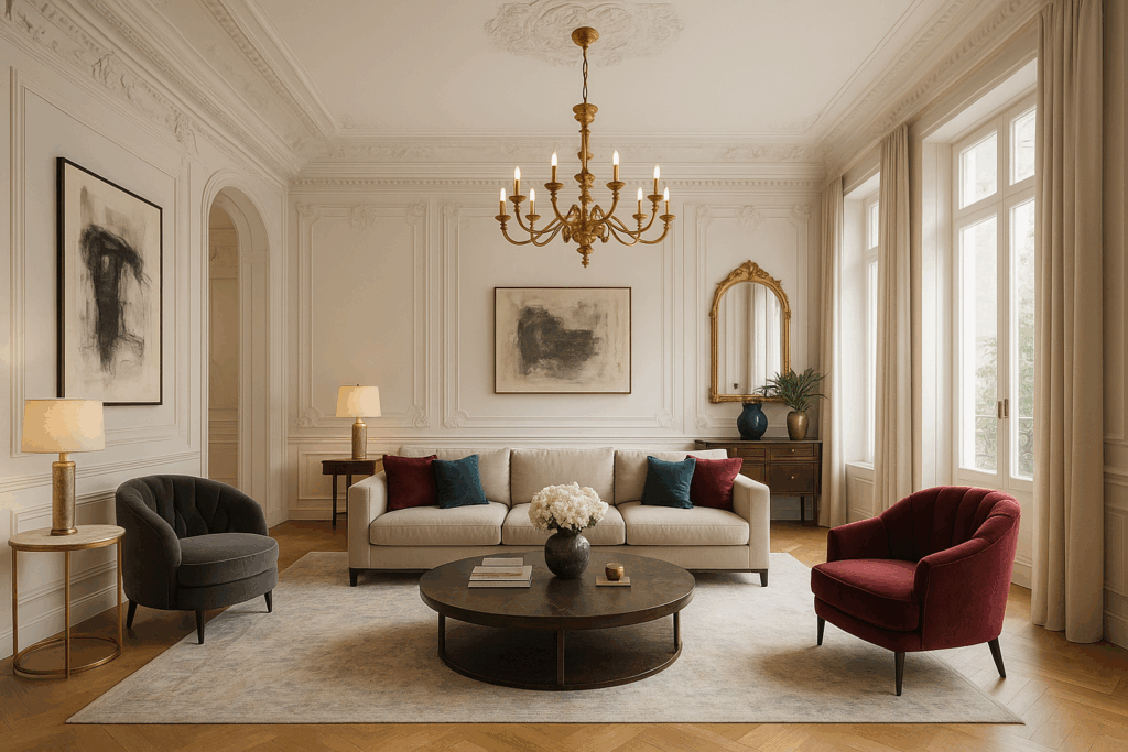 تحفة فنية بديكورات داخلية مميزة لشقة راقية