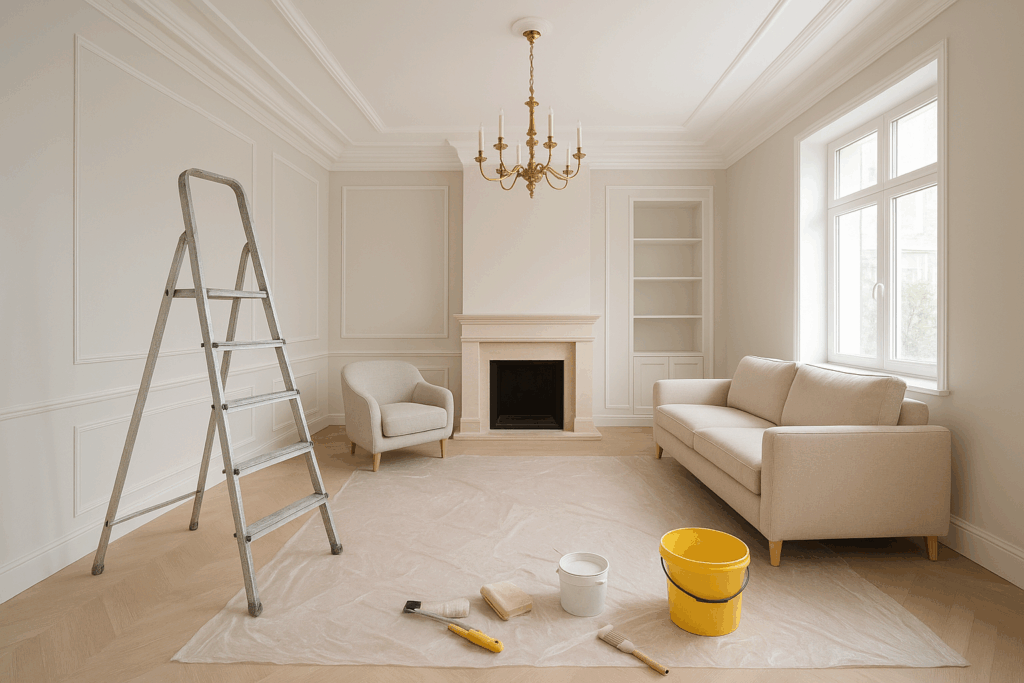 ترميم شامل لشقة سكنية لتحقيق التميز والأناقة