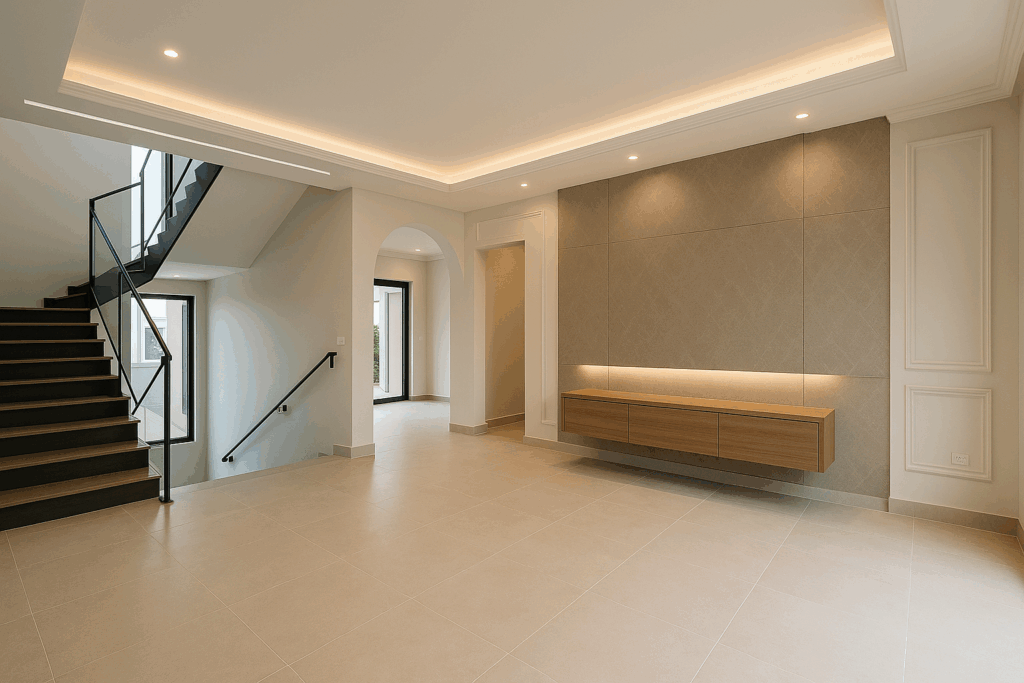 تشطيبات داخلية مميزة لفيلا جديدة: أفكار عصرية لأعمال الديكور