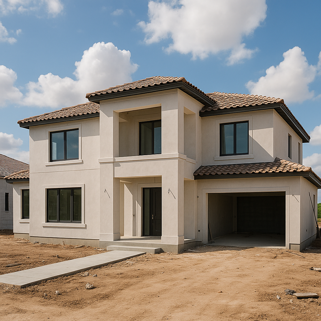 مشروع تشطيب حديث لفلة مكتملة الهيكل.