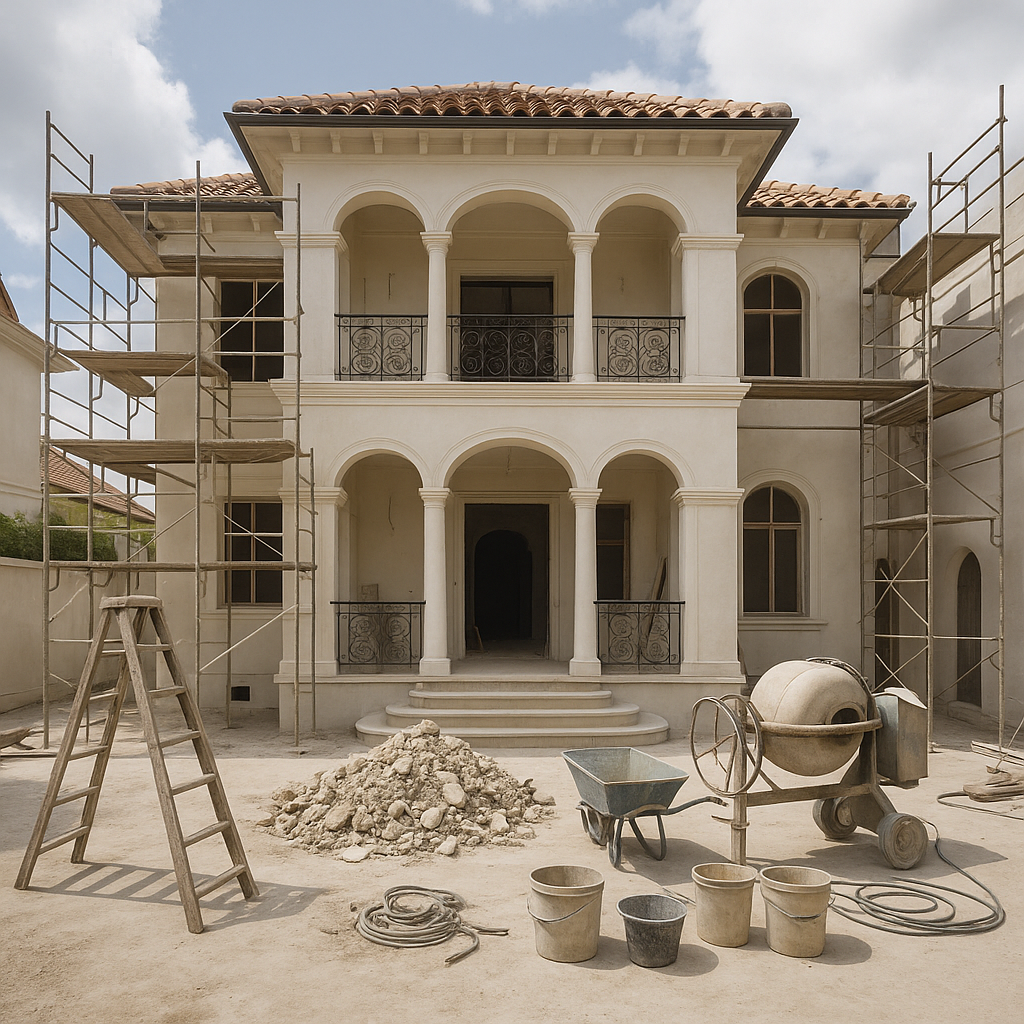 مشروع ترميم شامل لفلة سكنية عالية المواصفات