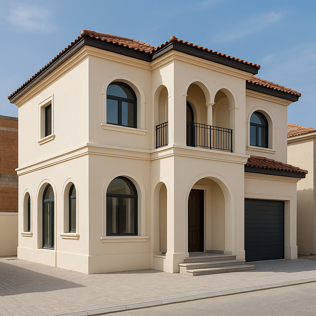 تصميم وتشطيب متكامل لفيلا جاهزة على العظم