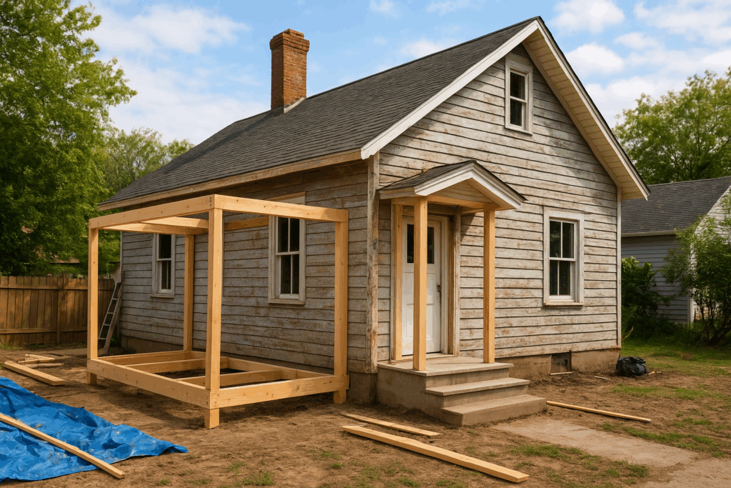 مشروع ترميم جديد لمنزل سكني صغير