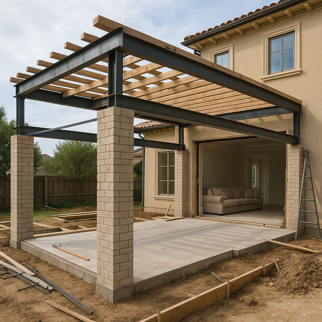 مشروع بناء مجلس خارجي وربطه بالمجلس الداخلي لفلة.