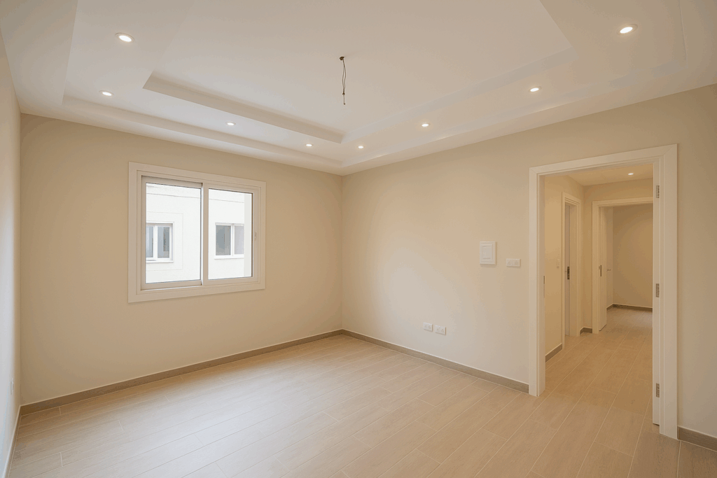 تشطيب شامل: جبس وألوان وكهرباء لشقة سكنية