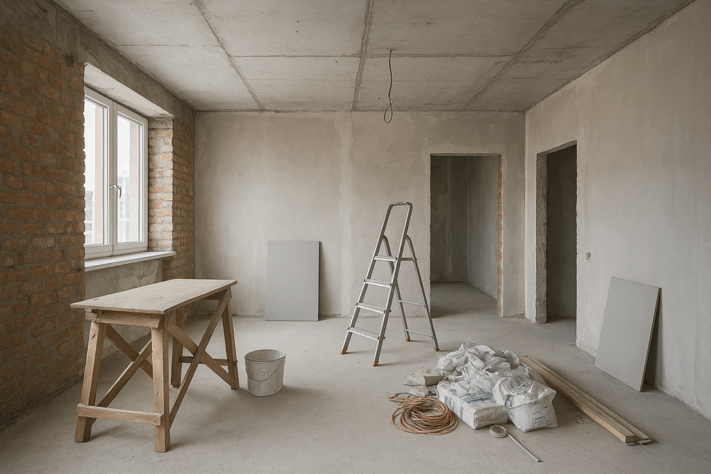 مشروع تشطيب شقة سكنية بحاجة إلى فنيين متخصصين