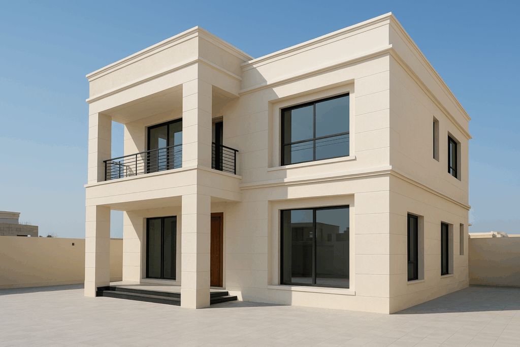 مشروع تشطيب جديد لفيلا سكنية كاملة