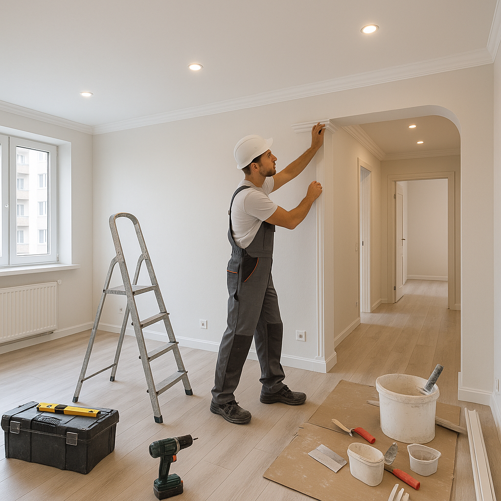 أعمال إنهاء شقة بالكامل بمواصفات دقيقة واحترافية