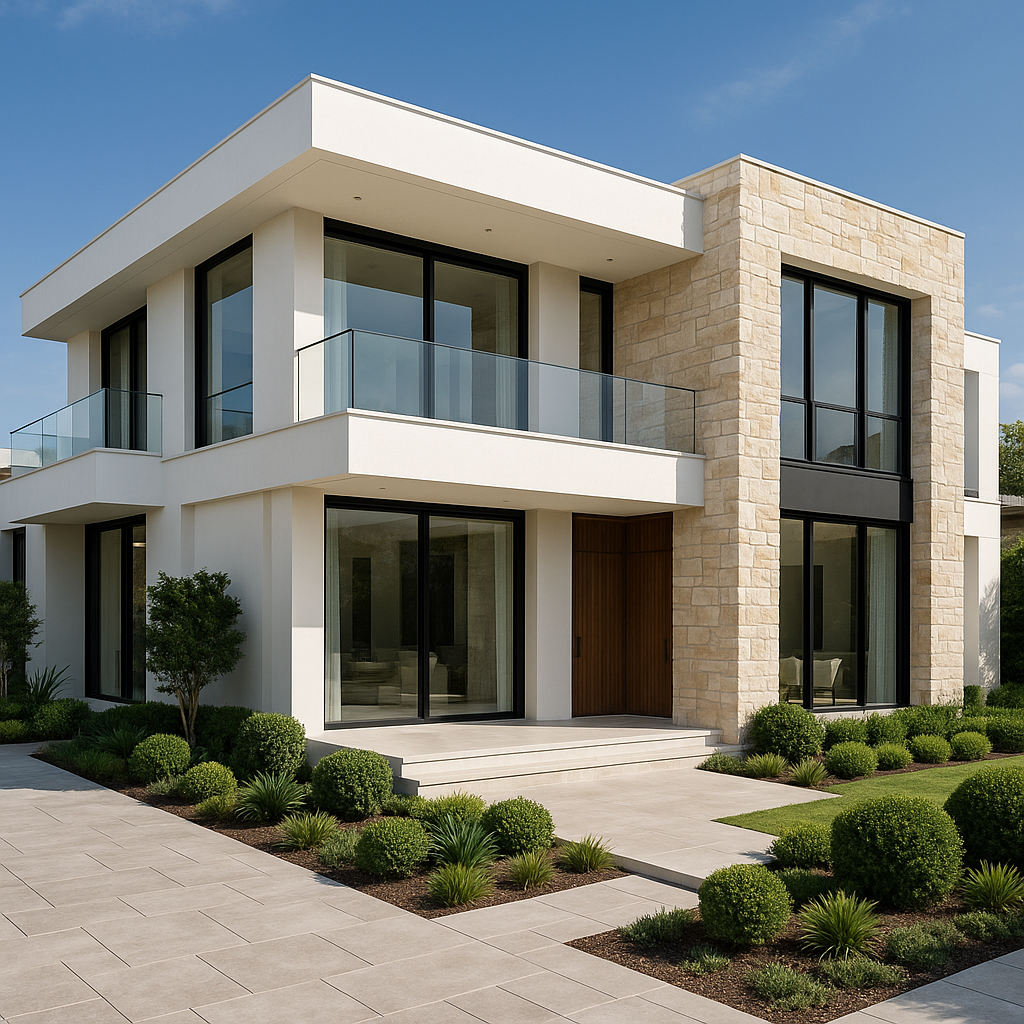 تشطيب فيلا حديثة بتصاميم فاخرة ومواد عالية الجودة