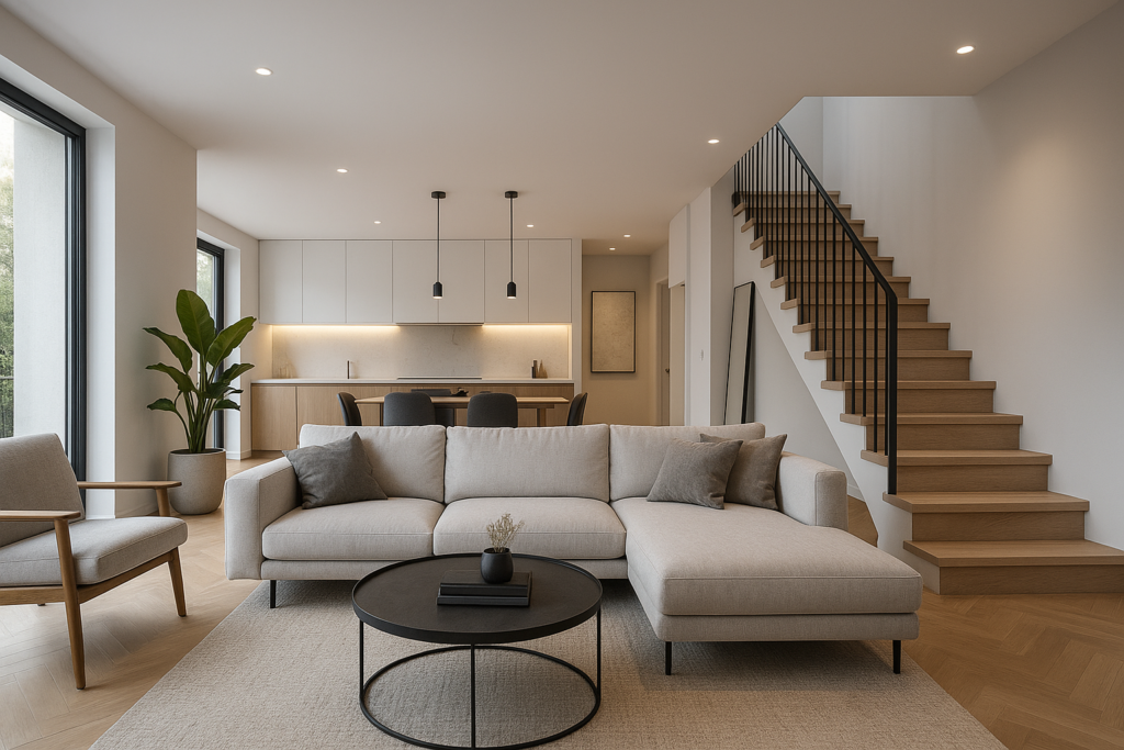 مشروع ديكور لأعمال تجديد الفيلا وجعلها تتلاءم مع الطراز العصري