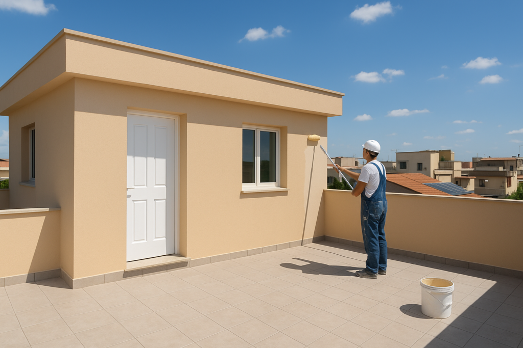 تشطيب وتحسين سكني شامل: ترميم، دهان واستغلال السطوح