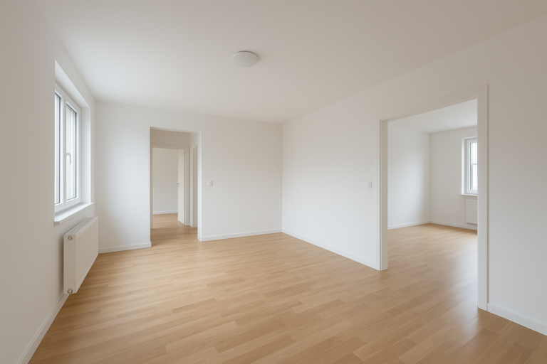 تجديد كامل لدور سكني من 3 غرف وصالة بحمامين: ترميم وبويه حديثة