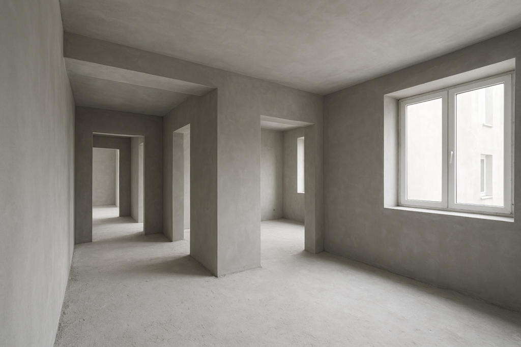 مشروع تشطيب متكامل للمباني بعد مرحلة اللياسة