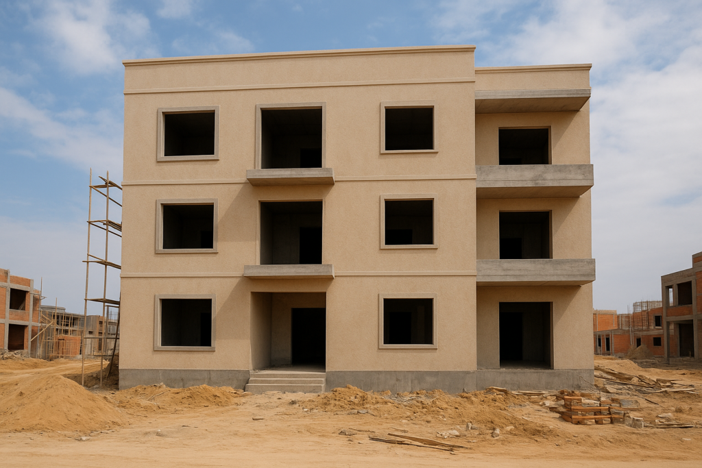 مشروع تطوير وإكمال تشطيب عمارة سكنية بثلاثة أدوار