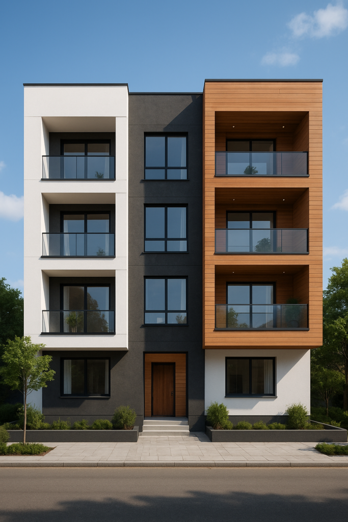 تجديد شامل وتشطيب حديث لعمارة سكنية بأفكار مبتكرة