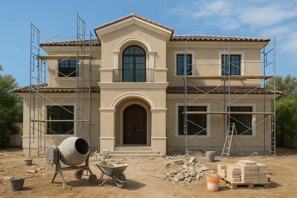 ترميم وإعادة تشطيب شاملة لفيلا سكنية عالية الجودة