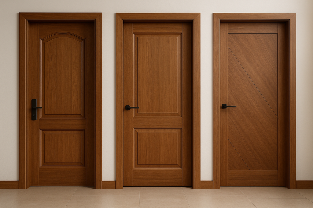 أبواب داخلية وخارجية عالية الجودة لتشطيب فيلا جديدة