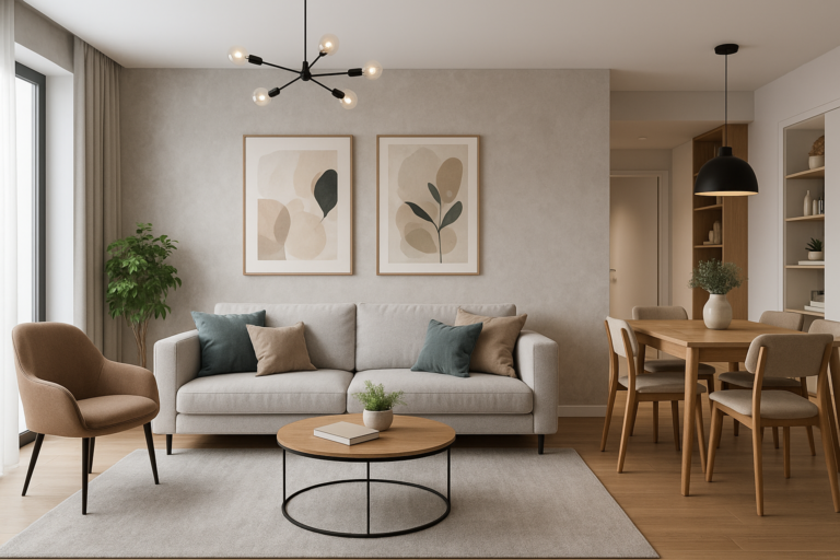 تجديد ديكور شقة بأسلوب عصري وحديث