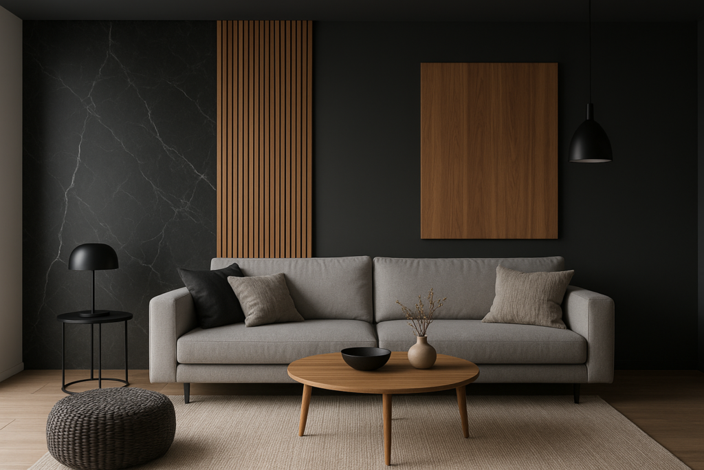 تزيين مساحات معاصرة بشيبورط وبديل خشب أنيق.