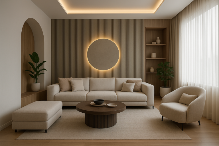 تصميم ديكور مبتكر لمجلس عصري يلبي احتياجاتك الخاصة