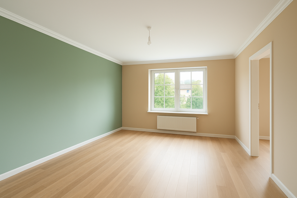 تجديد وإعادة صبغ شقة سكنية لتعزيز جاذبيتها الجمالية