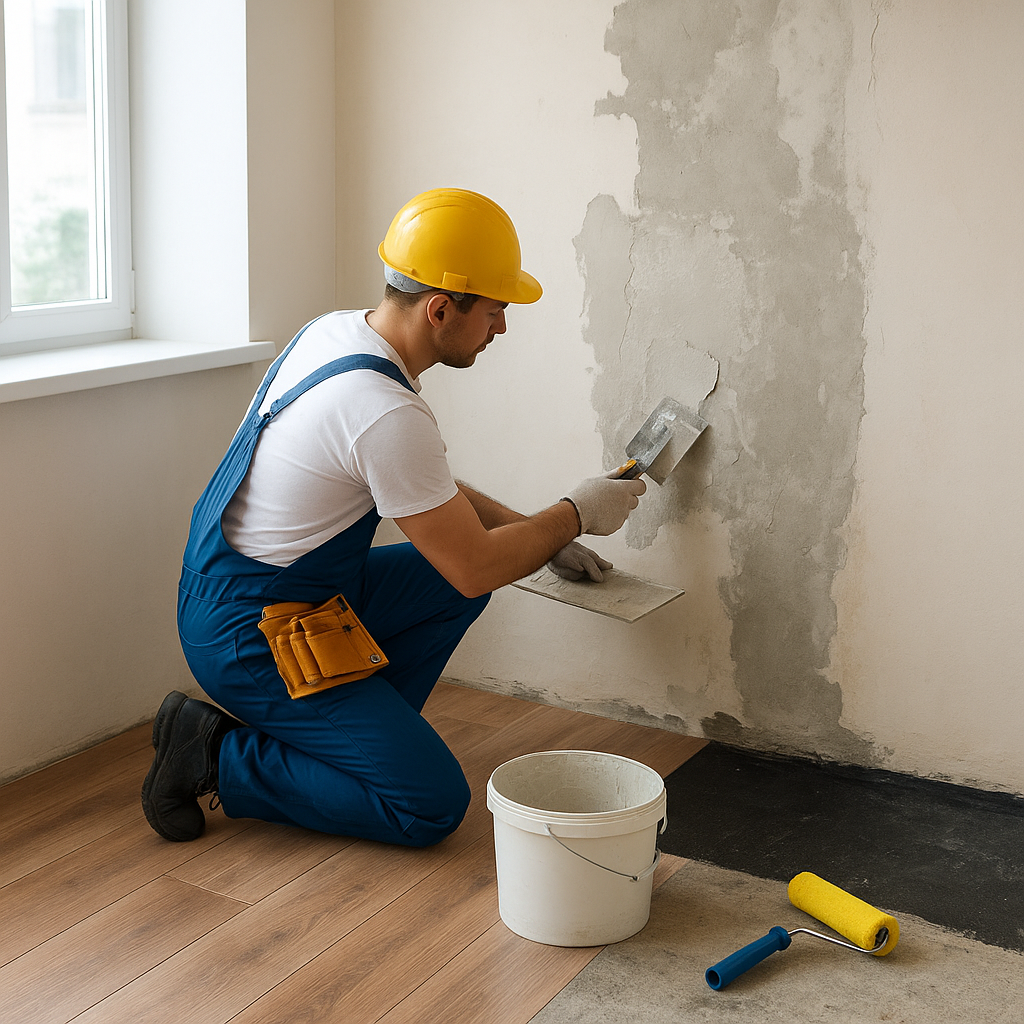 مشروع ترميم وصيانة متكامل للأرضيات والدهانات الداخلية والخارجية وعزل الأسطح