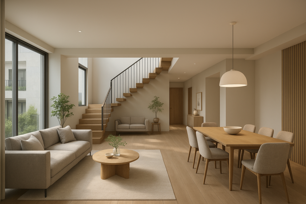 تصميم ديكور داخلي شامل لعمارتين سكنيتين