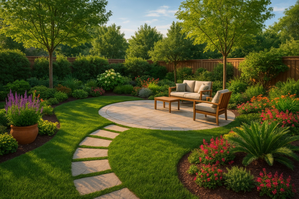 ديكور وتصميم حديقة مميزة لتحويل المساحة الخارجية إلى واحة خلابة