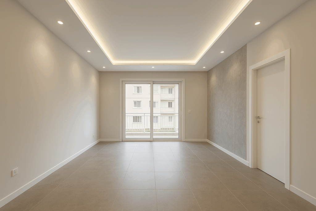 مشروع تشطيب جديد لشقة سكنية بالمواصفات المذكورة