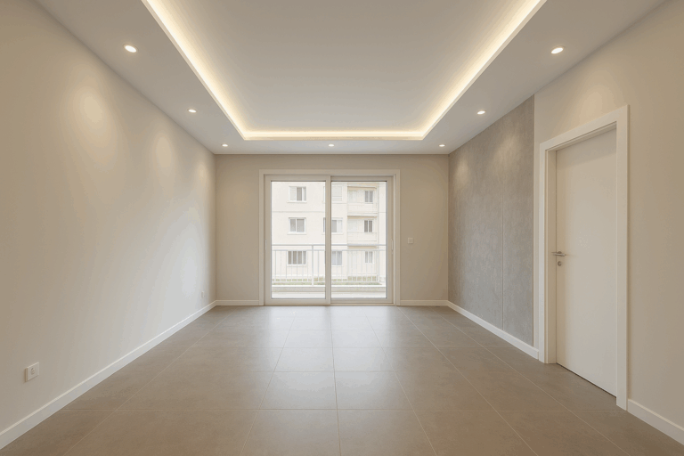 مشروع تشطيب جديد لشقة سكنية بالمواصفات المذكورة