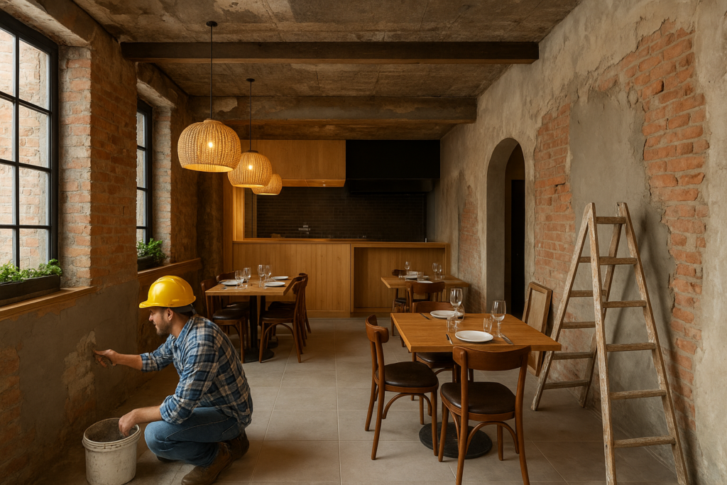 ترميم وتجديد مطعم لخلق تجربة تناول طعام فريدة ومميزة