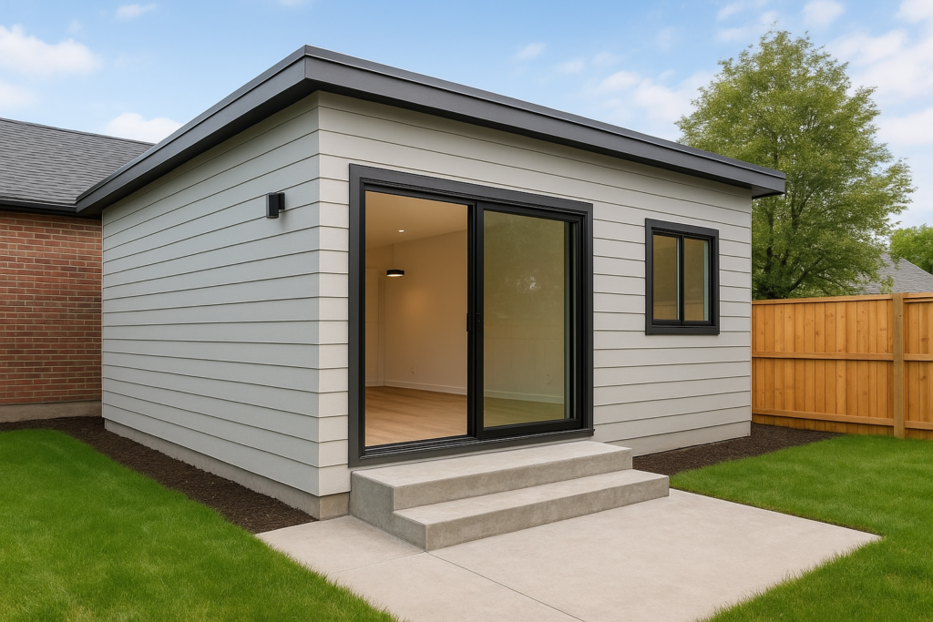 مشروع إنشاء ملحق سكني حديث البناء