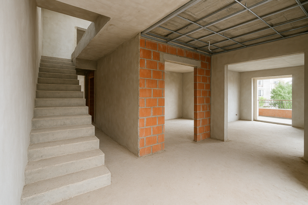 مشروع تشطيب شامل للدور الثاني والتطيب للدورين في مبنى سكني