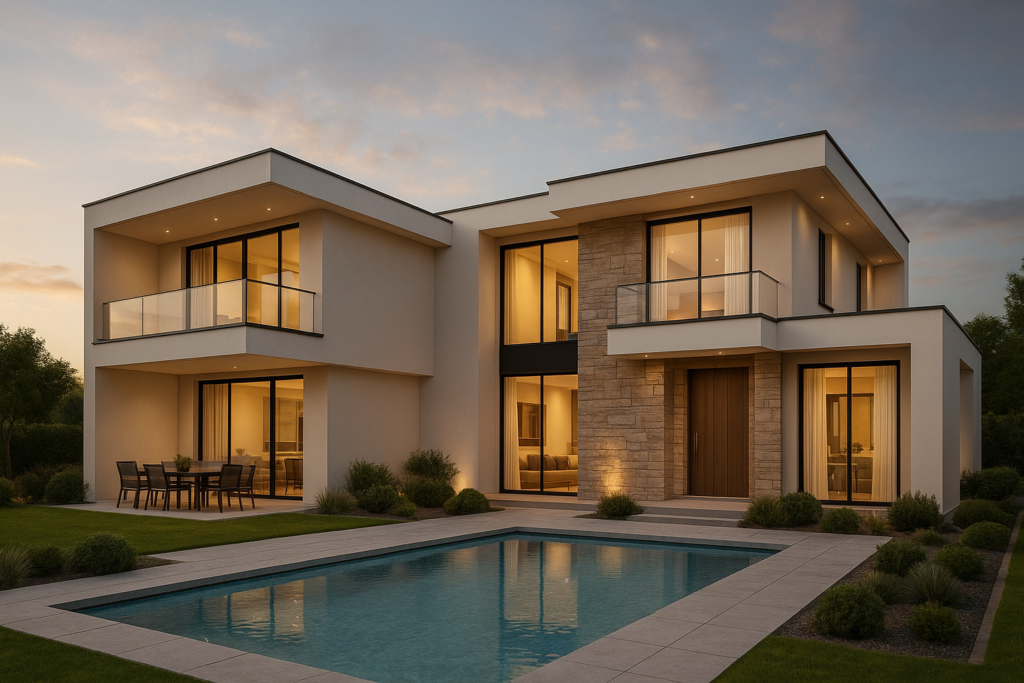 تشطيب فيلا فاخرة بمساحة 300 متر مربع.