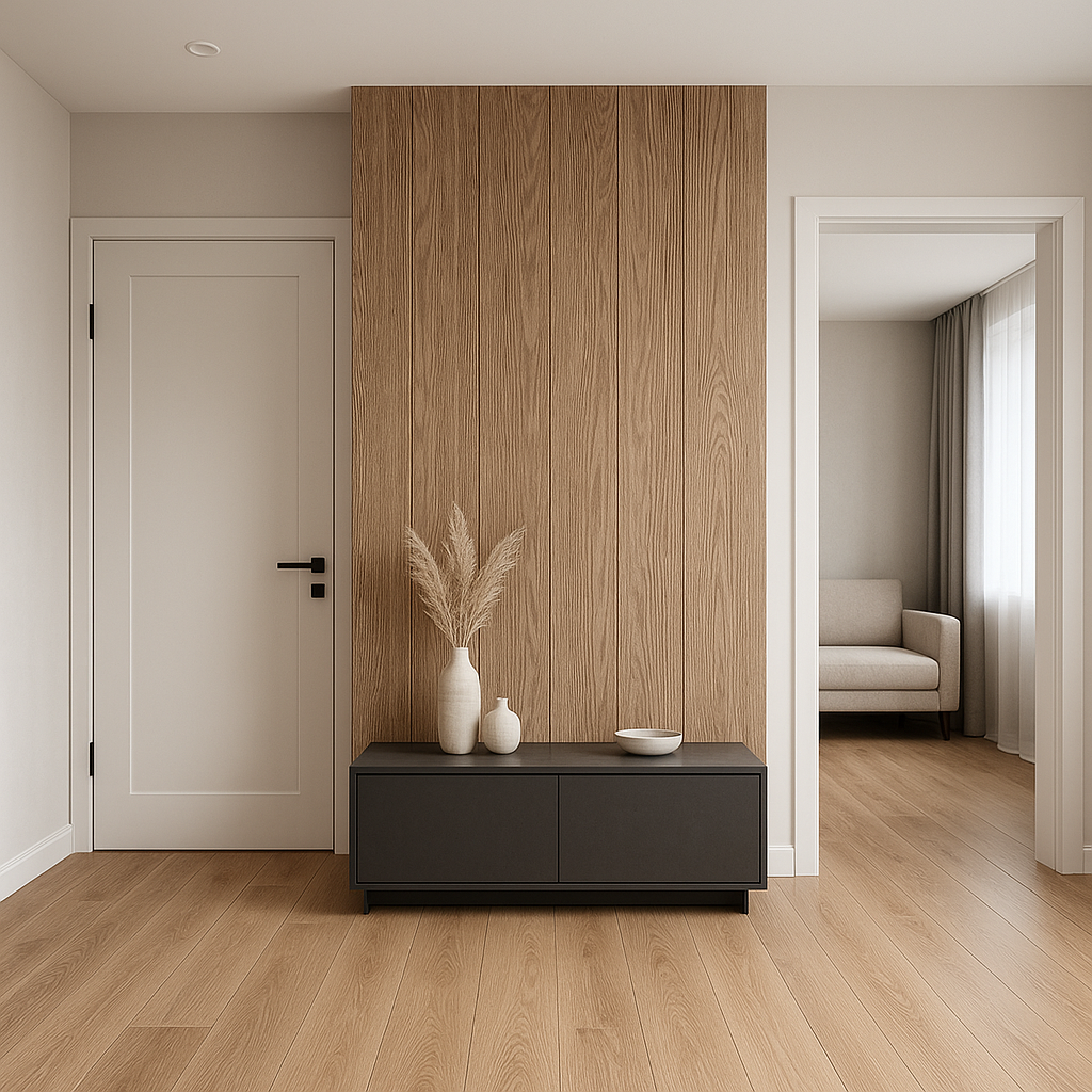 تصميم داخلي: استخدام شيبورد بديل الخشب والباركيه لتحقيق لمسة جمالية عصرية في مشروع التشطيب