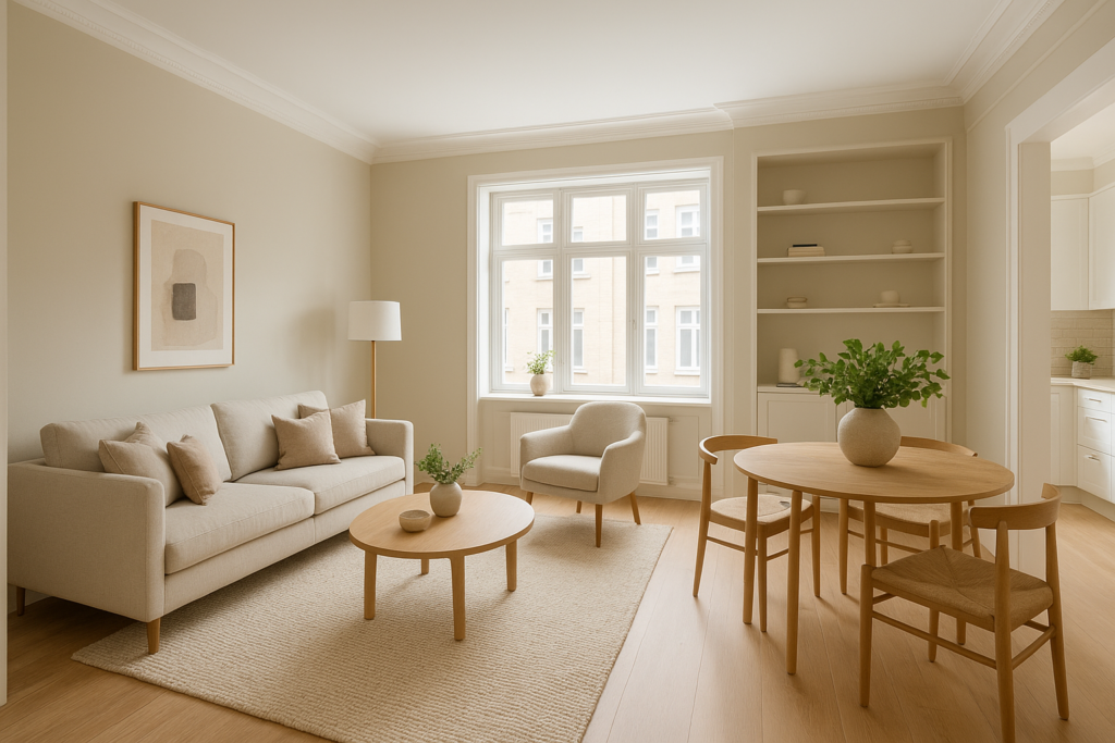 ترميم وتجديد ديكور شامل لشقة كاملة