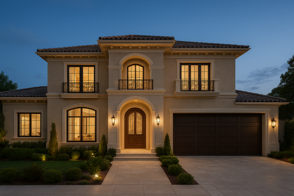 تشطيب فاخر لفيلا دورين مع ملحق متكامل الخدمات