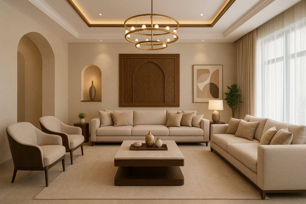 تصاميم ديكورات مميزة لمجالس وصالات المنازل الجديدة