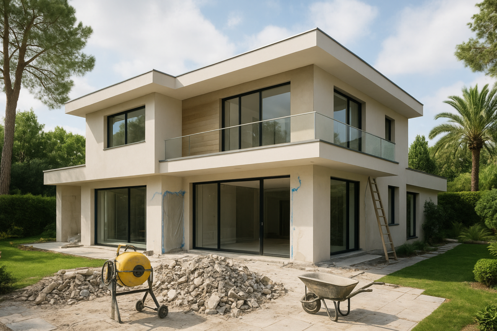 مشروع ترميم وتجديد شامل لفيلا تصميم عصري وراقي