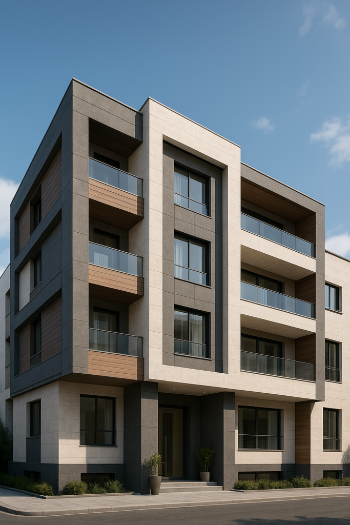 تشطيب شامل لعمارة سكنية جديدة بأحدث التصاميم والمواد العالية الجودة